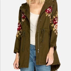 Johnny Was Mehdi Hooded Military Coat